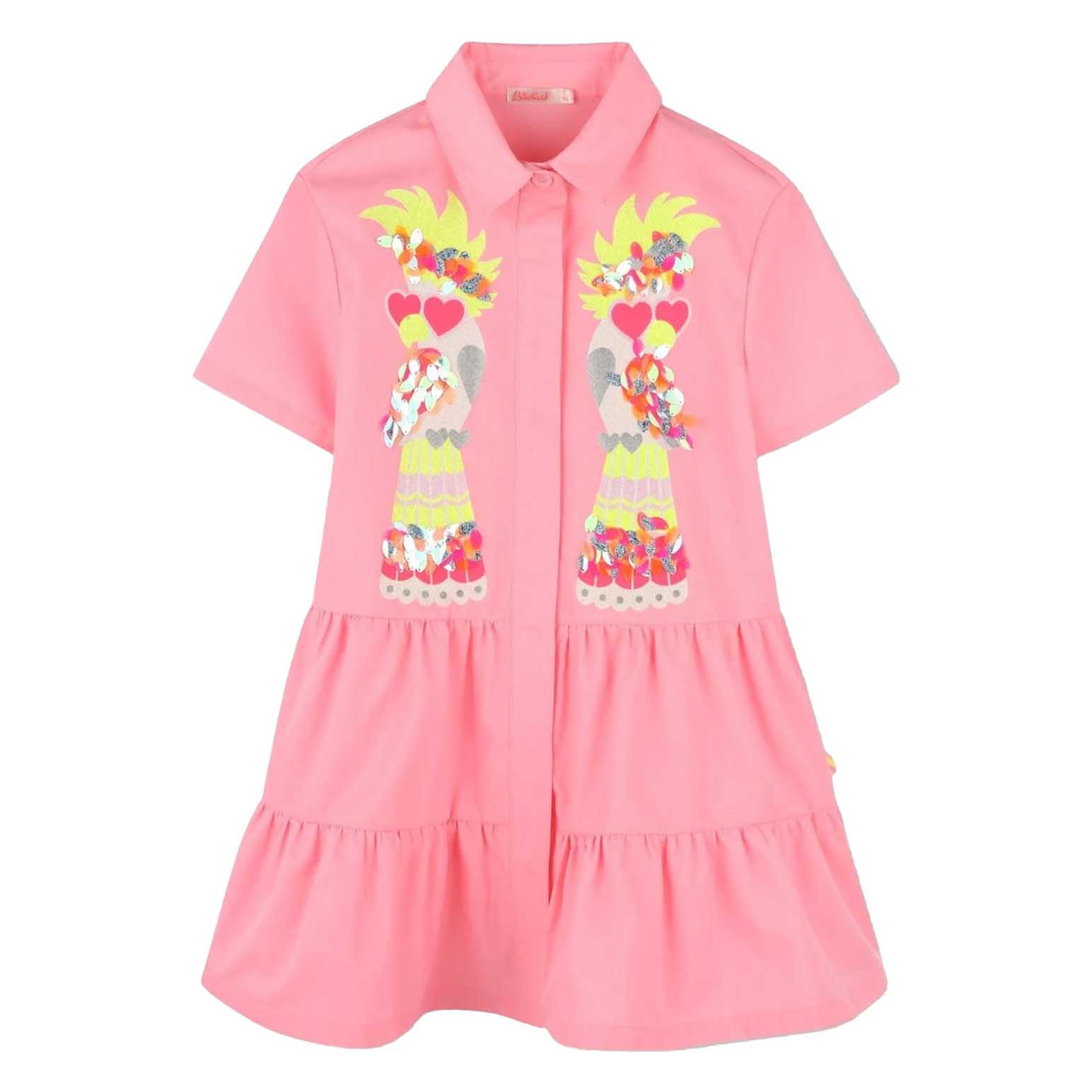 Billieblush Short Sleeve T-Shirt Dress 3-6Y